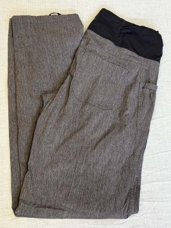 prAna Pants - prAna Summit Pant in Charcoal Heather, Size Medium Regular Inseam
